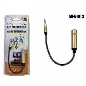 Audio Adapter Kabel Klinke 3.5Mm Männlich - 6.35Mm Weiblich 20Cm Lang Linq Mf6303