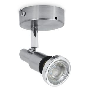 Badlampe LED Deckenstrahler IP44 Badezimmer GU10 1er Decken-Spot Wand-Leuchte 5W