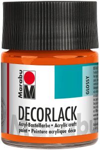 Marabu Acryllack "Decorlack" orange 50 ml im Glas