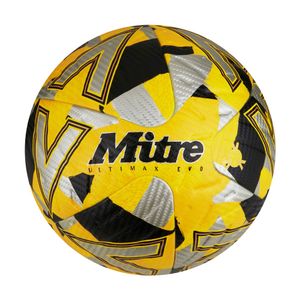 Mitre - "Ultimax Evo" Fußball RD2943 (5) (Gelb/Silber/Schwarz)