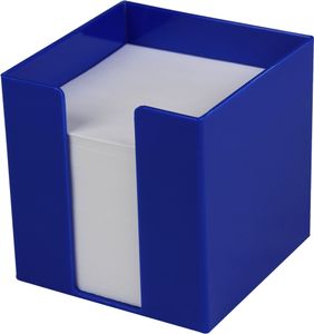 Zettelbox inkl. weißem Papier glasklar