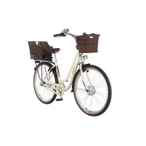 FISCHER City E-Bike CITA ER1804, Rh 48 cm, 28 Zoll, 317 Wh, beige