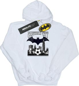DC Comics - "Gotham City" Kapuzenpullover für Herren BI4553 (L) (Weiß) DC Comics - "Gotham City" Kapuzenpullover für Herren BI4553 (L) (Weiß)
