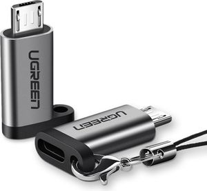 Ugreen Adaptér USB typu C na Micro USB šedý (50590)
