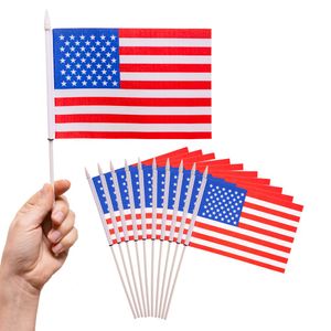 PHENO FLAGS Handfahne USA Amerika Fähnchen Stockfahne Handflagge Fanartikel