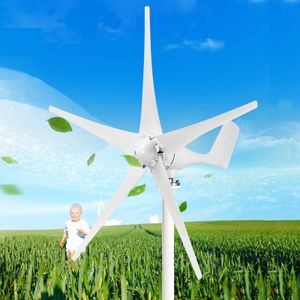 1200W 12V Windkraftanlage Windgenerator Turbine Windrad 5 Klinge mit Laderegler Windenergie Garten Windkraftanlage