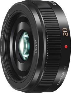 Panasonic LUMIX G II Objektiv, 20 mm, F1.7 ASPH, MIRRORLESS Micro Four Thirds, H-H020AK (USA Schwarz)