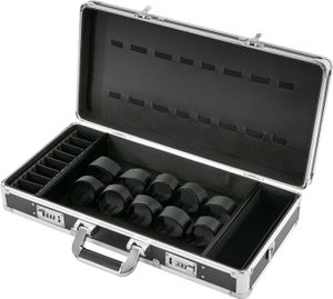 Friseurkoffer Werkzeugkoffer Silber Schönheitssalon Haarstylist Organizer Barbier Tragetasche max 20kg Friseurkoffer Werkzeugkoffer Silber Schönheitssalon Haarstylist Organizer Barbier Tragetasche max 20kg
