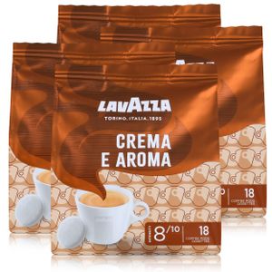 Lavazza Crema E Aroma 18 Kaffeepads 125g (4er Pack)