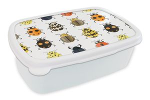 MuchoWow® Lunchbox Brotzeit Brotdose 17x11 cm Käfer - Insekten - Gestaltung Kinder Brotzeitdose - Lunch Box - Kinder - Sandwich-Box - Schulbox - Lunch Boxen