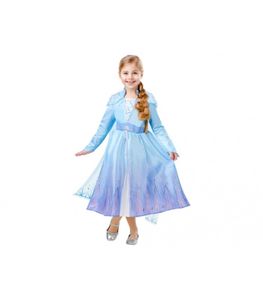 Frozen 2 Elsa Classic Die Eiskönigin Kinder Karneval Fasching Kostüm 128