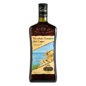 Vecchio Amaro Del Capo | Kräuterlikör aus Kalabrien | aus der Antica Distilleria Caffo | 1l. Flasche