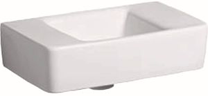 Geberit Renova Plan Waschbecken 40x25x15 cm Weiß