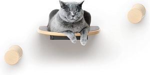 Nelix Katzenkletterwand | Kratzbaum 2.0 für Katzen | Kletterwand aus Echtholz | Katzentreppe - Sehr Gut