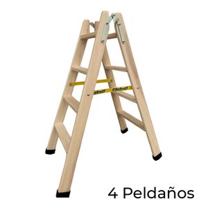 Treppe of Holz 4 Stufen 114cm plabell