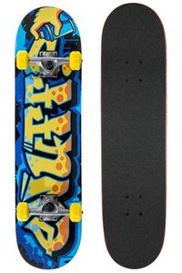 Skateboard Enuff Graffiti 7,75" Blau / Gelb
