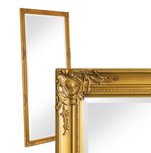 Wandspiegel Barock XXL Spiegel Gold 200 x 100 cm Antik-Stil Ganzkörperspiegel