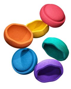 Stapelstein 6er Set Rainbow Classic (violet/blue/green/yellow/orange/red)