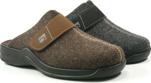 Rohde 2738 Vaasa-H Herren Schuhe Hausschuhe Pantoffeln, Größe:47 EU, Farbe:Grau