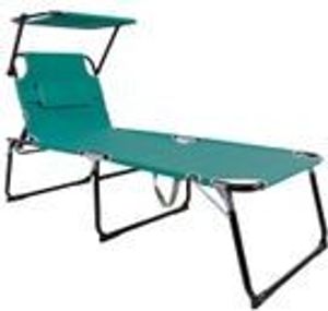 XXL Aluminium Gartenliege Sonnenliege Aqua Dach und Kissen L200xB70cm XXL Aluminium Gartenliege Sonnenliege Aqua Dach und Kissen L200xB70cm