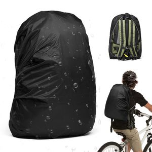 Wasserdichte Rucksackhuelle 30-45L Verstellbare Tasche Regenhuelle zum Radfahren Wandern Camping Reisen