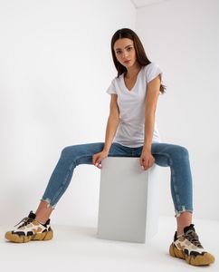 Basic Feel Good Kurzarm-T-Shirt für Frauen Zrika weiß XS