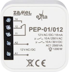 Elektromagnetisches Relais Unterputz 10A 12V AC PEP-01/012 Exta Zamel