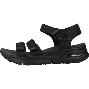 Skechers Damen-Sandalette Arch Fit - Fresh Bloom Schwarz, Farbe:schwarz, EU Größe:41