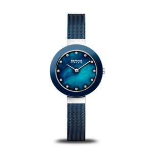 BERING elegante Damenuhr blau 11429-387 BERING elegante Damenuhr blau 11429-387