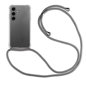 betterfon | Samsung Galaxy S24 Handykette Smartphone Halskette Hülle mit Band - Schnur mit Case zum umhängen Handyhülle mit Kordel zum Umhängen für Samsung Galaxy S24 in Grau