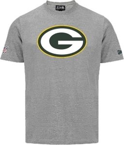 New Era Green Bay Packers Logo New Era T-Shirt hthr grey M Herren 11073669 M