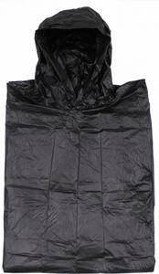 MFH Poncho, Vinyl, schwarz, ca. 200 x 127 cm, 0,12 mm