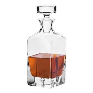 KROSNO Legend Whisky Karaffe mit Stopper, 750 ml, Handgemacht