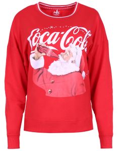 Rotes Weihnachtsshirt Pullover Coca-Cola XL