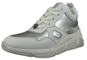 BUFFALO Damenschuhe - Sneakers BUTTER SOFT white silver, Größe:39 EU