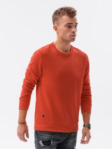 Ombre Clothing Herren einfarbig Sweatshirt Freiwillige Dunkelrot XXL