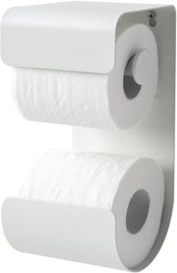 Sealskin Brix Toilettenpapierhalter 2 Rollen Weiß