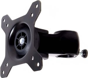 Duronic DM35 Head - VESA 75/100 Platte zur Befestigung eines Monitors - Monitore bis 27 Zoll - Drehbar um 360° - (-)15° Neigungswinkel - Zubehör für Monitorhalterung - Halterung für Display