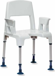 Invacare Aquatec Pico Duschhocker mit Rückenlehne und Armlehnen