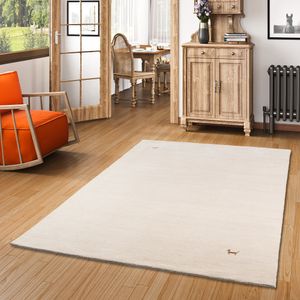 Natur Teppich Indo Nepal Gabbeh Shiva Beige, Größe:200x290 cm