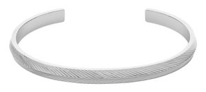 FOSSIL Armband Harlow Linear Texture Bracelet Silver silberfarben FOSSIL Armband Harlow Linear Texture Bracelet Silver silberfarben