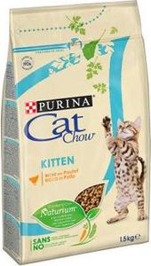Purina Cat Chow Kitten, Kätzchen, Huhn, 1,5 kg, Vitamin B,Vitamin E, Allgemeiner Gesundheitszustand, 40%