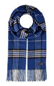 FRAAS Schal Cashmink® Scarf with FRAAS Plaid Royal blau mehrfarbig