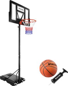 Basketballkorb Dirk, Korbhöhe 230 - 305 cm, mit Ball & Pumpe - schwarz Basketballkorb Dirk, Korbhöhe 230 - 305 cm, mit Ball & Pumpe - schwarz