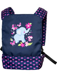 myToys COLLECTION Spielwaren Deluxe Puppentrage von Bayer Puppenzubehör Puppen Zubehör HK22 spielzeugknaller puppentrag Puppenzubehör Puppenspielzeug Puppe elefant rucksack tragetasche ownbrand mytoysmarke mytoys-produkt eigenmarke label hochwertig ex...
