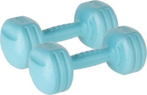 Rebel RBA-2307 Fitness činky 2 x 2 kg, svetlomodré