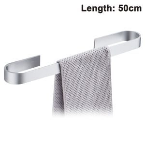 Handtuchhalter Ohne Bohren 40/50cm Badezimmer Handtuchhalter aluminium Selbstklebend Handtuchstange Badetuchhalter Gästehandtuchhalter