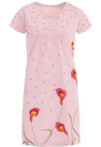Lucky Nachthemd Kurzarm Calla, Größe:M, Farbe:Rosa