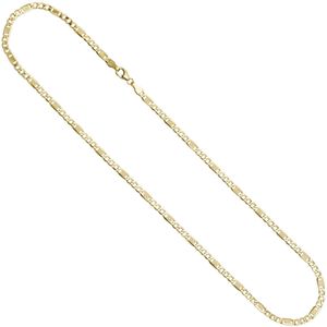 3,4mm Goldkette Kette Halskette Collier 333 Gold Gelbgold 45cm Uni