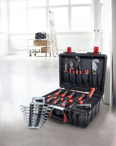Wiha 9300-71402 Tool Case Basic Set L mechanic 46-pcs.